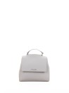 Borsa Sveva Soft S a spalla in pelle con tracolla argilla