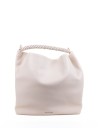 Borsa Todo Metal in pelle effetto stropicciato