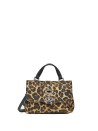 Borsa Postina Rimboccata Tokyo baby animalier in pelle