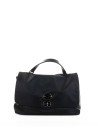 Borsa Postina Rimboccata Tokyo L nera in nylon