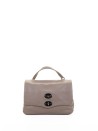 Borsa Postina S in pelle con tracolla