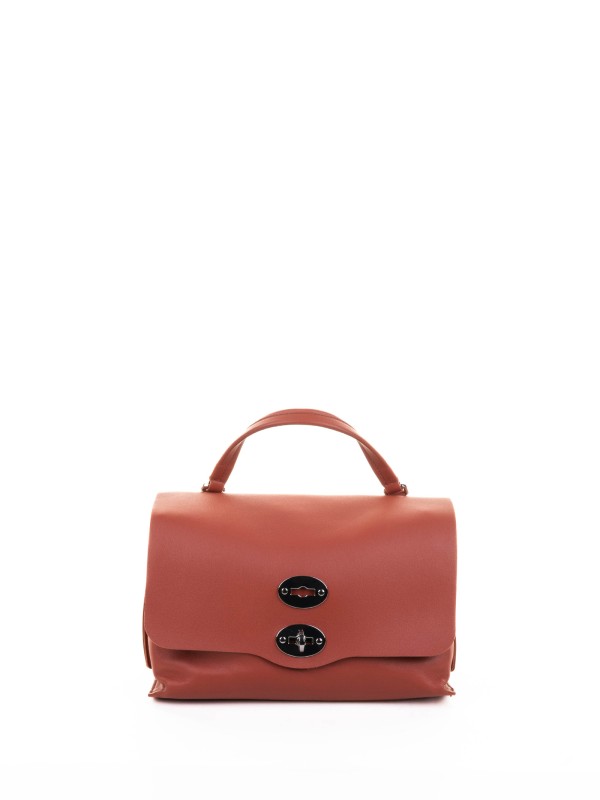 Postina Saeta S leather handbag with shoulder strap