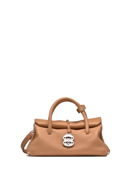 Borsa a mano Dotta Centauro S in pelle martellata con tracolla