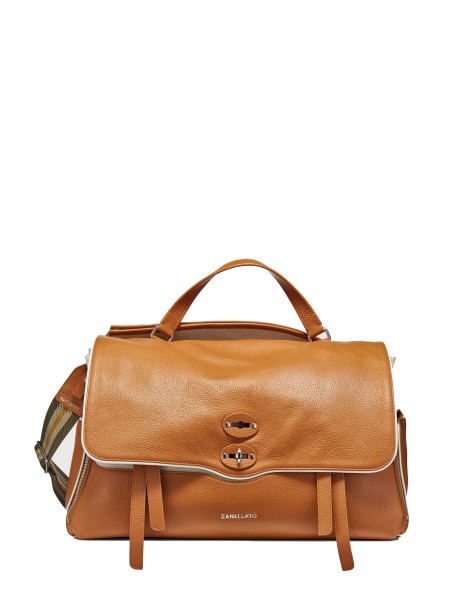 Borsa postina Racquet Club XL in pelle con tracolla