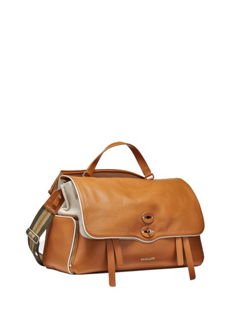 Borsa postina Racquet Club XL in pelle con tracolla 2