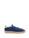 Men's Sneaker in Blue Suede