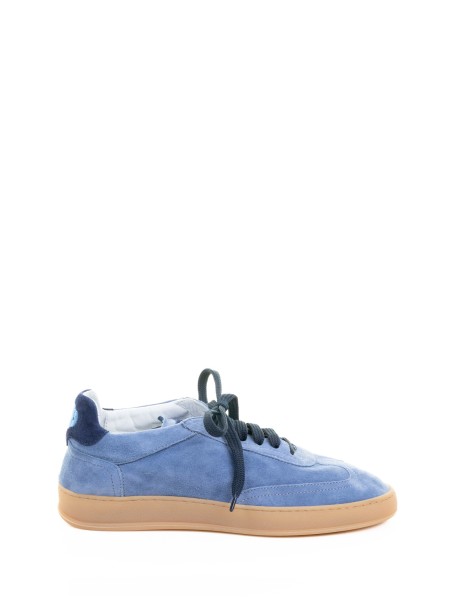 Women's Sneaker in light blue suede