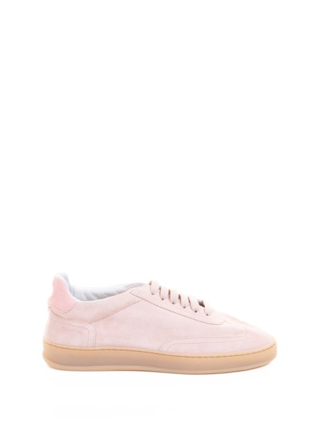 Sneaker donna in suede rosa