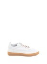 Women's Sneaker in White Suede
