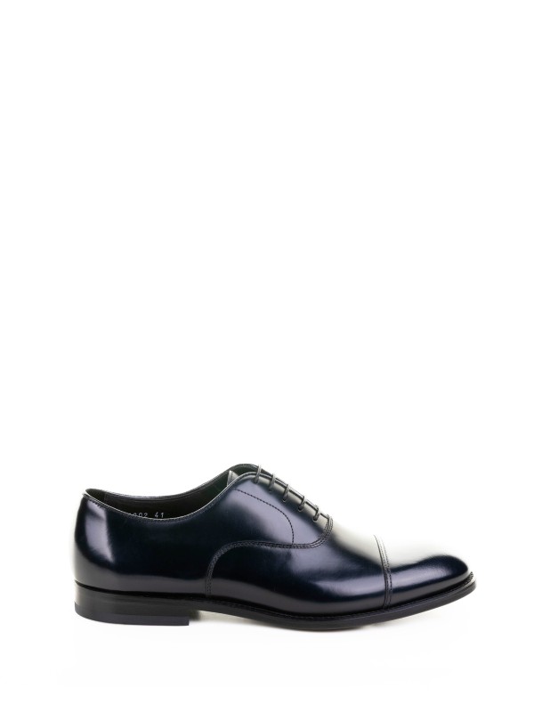 Blue leather Oxford Blue leather Oxford