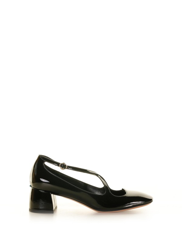 Décolleté modello Mary Jane vernice nero Décolleté modello Mary Jane vernice nero