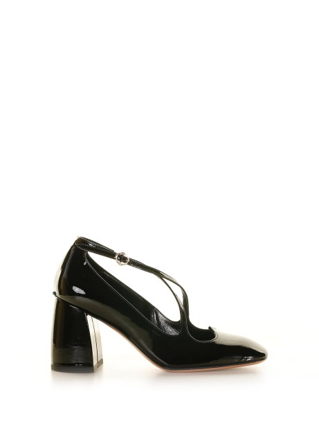 Décolleté modello Mary Jane vernice nero Décolleté modello Mary Jane vernice nero