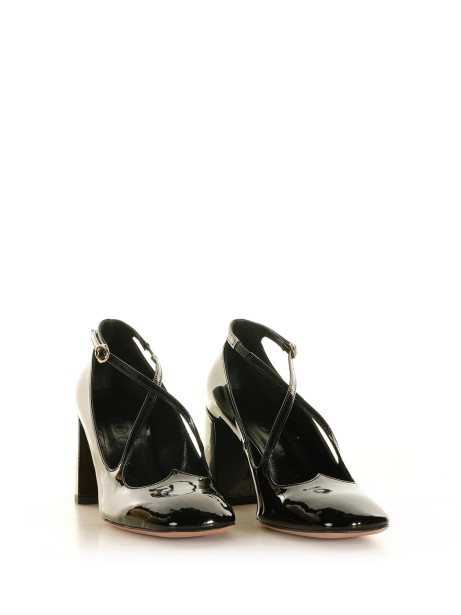 Décolleté modello Mary Jane vernice nero