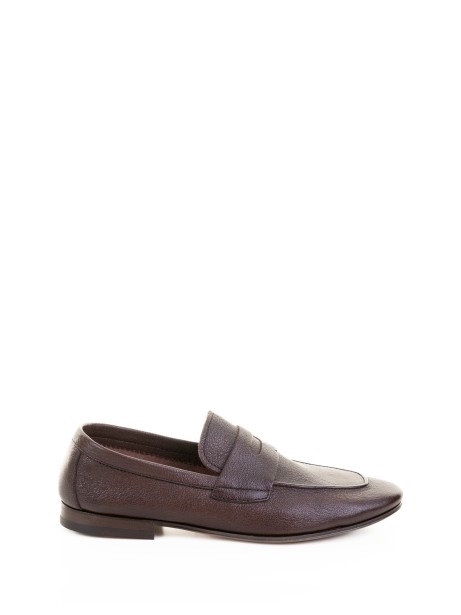 Moccasin in dark brown leather Moccasin in dark brown leather