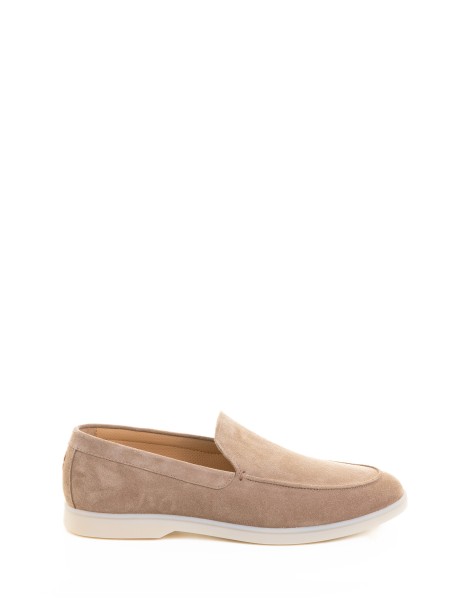 Suede Moccasin with Rubber Sole Suede Moccasin with Rubber Sole