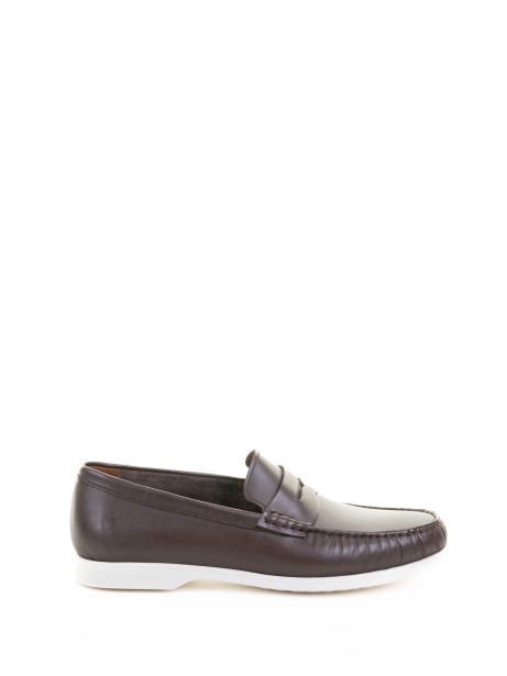Brown Leather Moccasin