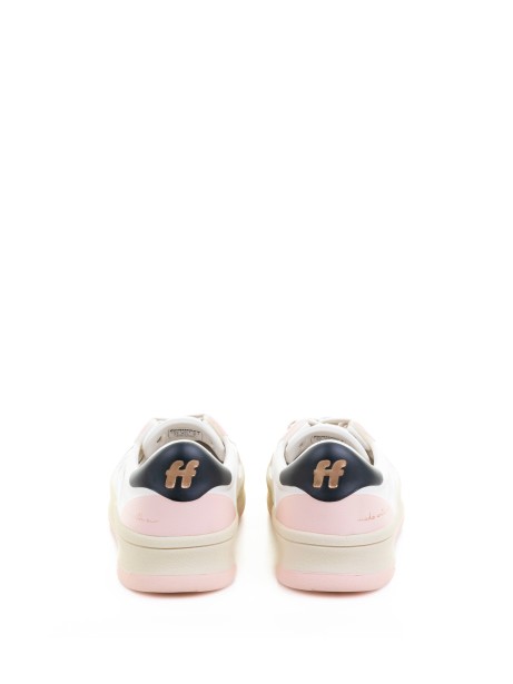 Sneaker White Pink Leather