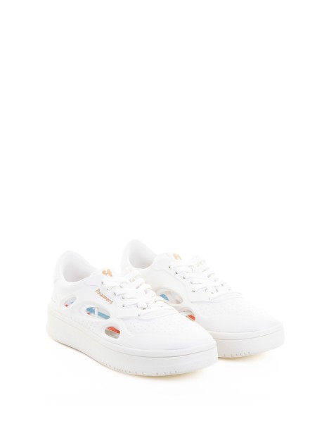 Sneaker bianca in pelle 2