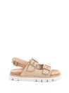 Beige Raffia Sandal