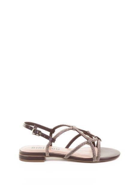 Brown Sandal with Glitter