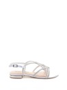 Silver Sandal with Glitter