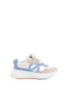Light blue cream women's sneaker