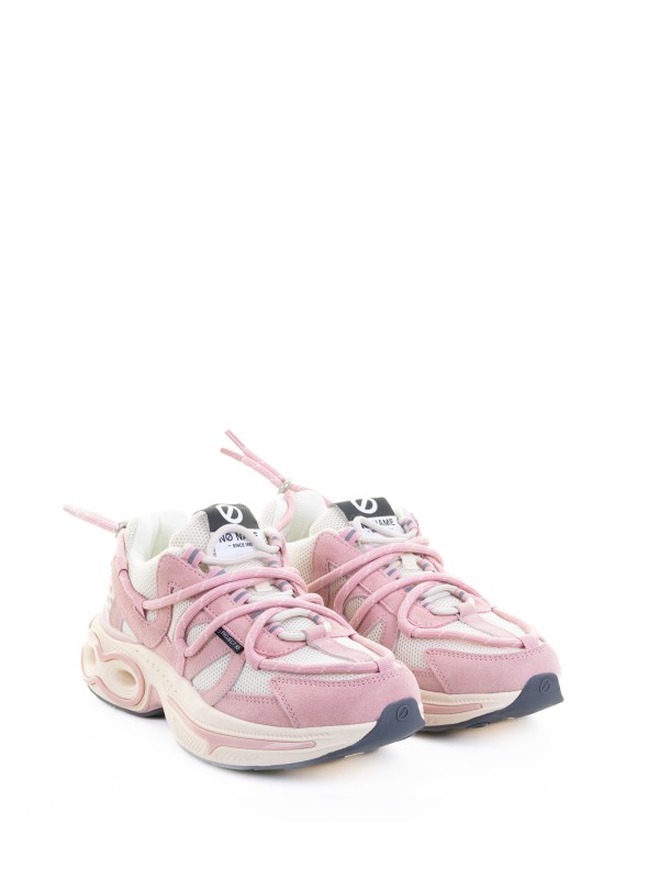 Women's Pink Leather Sneaker