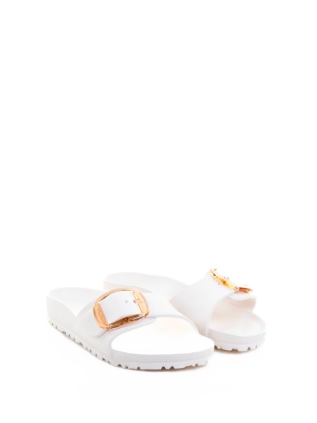 Ciabatta Madrid Big Buckle Eva bianca 2