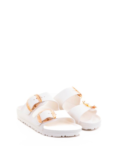 Arizona Big Buckle Eva White Slipper 2