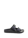 Arizona Black Rubber Slipper