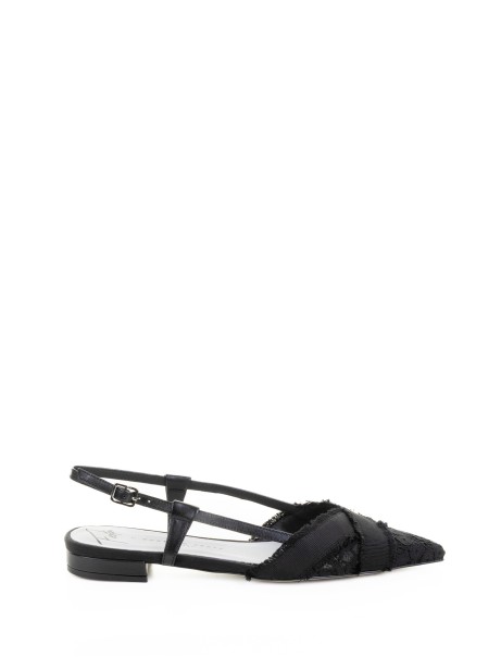 Kesha Pointed Slingback Ballerinas