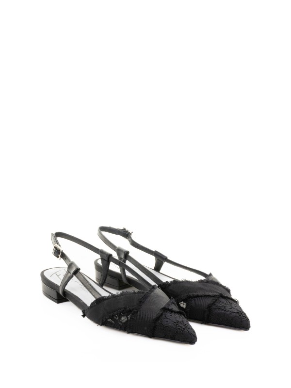 Kesha Pointed Slingback Ballerinas