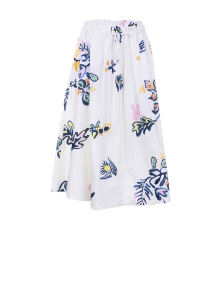 Floral Print Skirt