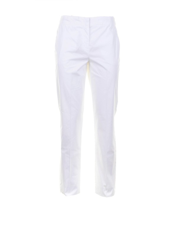Pantalone donna bianco ottico