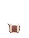 Borsa a tracolla Riviera L effetto paglia intrecciata<BR/>