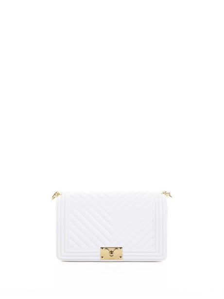 White Leather Shoulder Bag