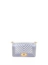 Borsa a tracolla silver in pelle