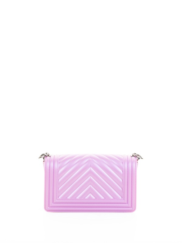 Pink Leather Shoulder Bag