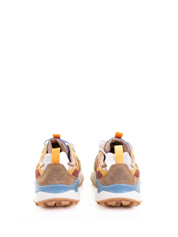 Sneaker Yamano uomo bluette multicolore