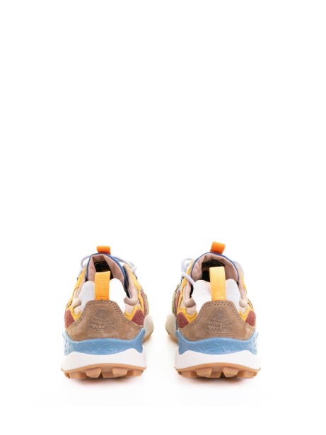 Sneaker Yamano uomo bluette multicolore