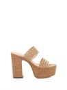 Goldeneye Platform Bamboo Wedge Sandal