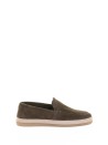 Mocassino oliva uomo in suede