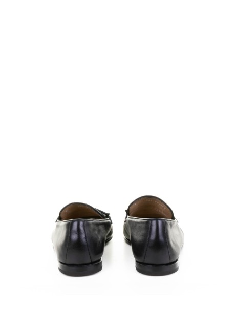 Mocassino uomo nero in pelle