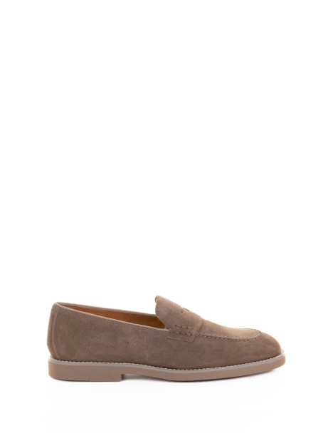 Mocassino uomo cacao in suede