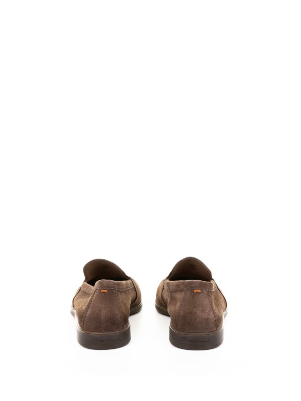 Mocassino marrone in suede
