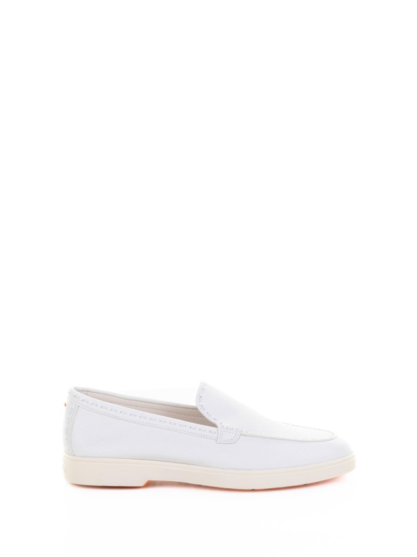 Mocassino donna bianco in pelle Mocassino donna bianco in pelle
