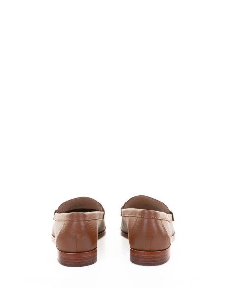 Camel Leather Moccasin