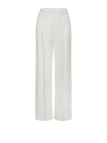 Pantaloni a vita alta bianchi da donna