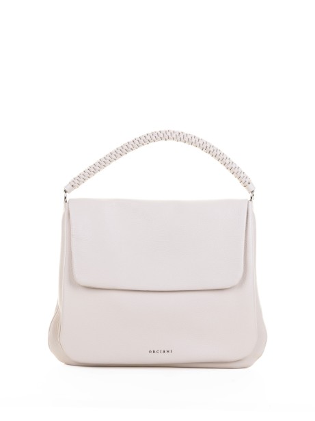 Borsa a spalla Diana Peach Large in pelle