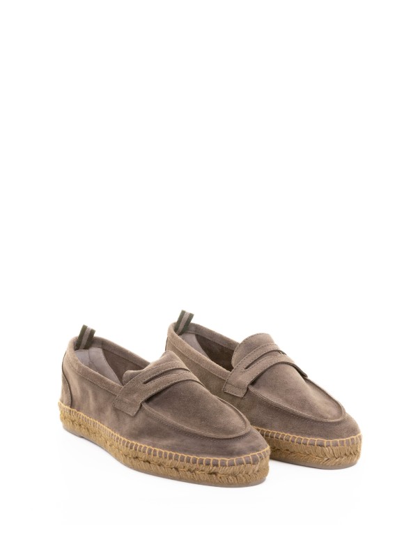 Espadrilles Nacho moccasin style suede with jute sole
